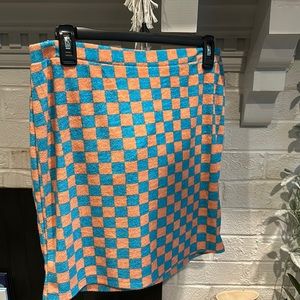 Nwt!! Checkerboard Mini Dress!!